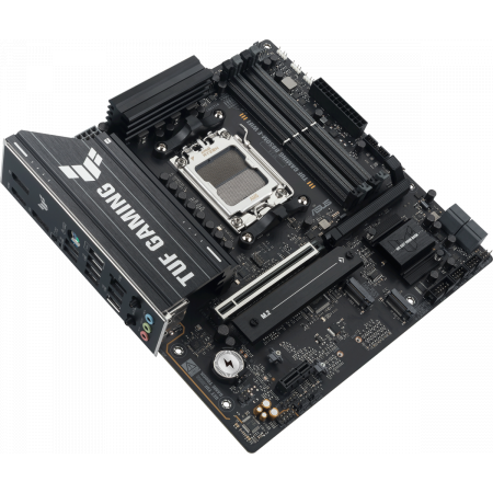 Материнская плата Asus TUF GAMING B850M-E WIFI SocketAM5 AMD B850 4xDDR5 mATX AC`97 8ch(7.1) 2.5Gg RAID+HDMI+DP, фото , изображение 4