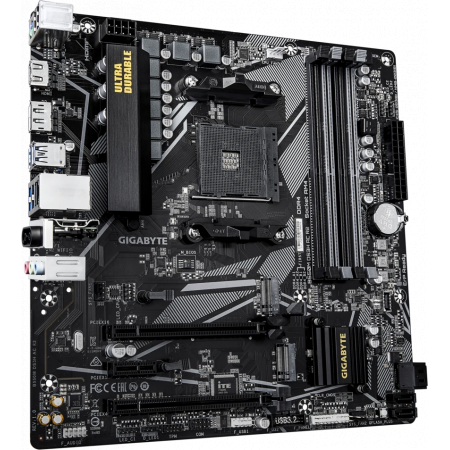 Материнская плата Gigabyte B550M DS3H AC R2 Soc-AM4 AMD B550 4xDDR4 mATX AC`97 8ch(7.1) GbLAN RAID+HDMI+DP, фото , изображение 2 Материнская плата Gigabyte B550M DS3H AC R2 Soc-AM4 AMD B550 4xDDR4 mATX AC`97 8ch(7.1) GbLAN RAID+HDMI+DP, фото , изображение 2