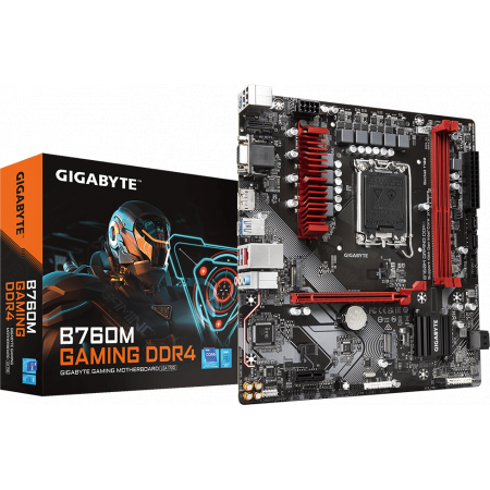 Материнская плата GIGABYTE B760 S1700 MATX B760M GAMING DDR4 1.1, фото , изображение 5