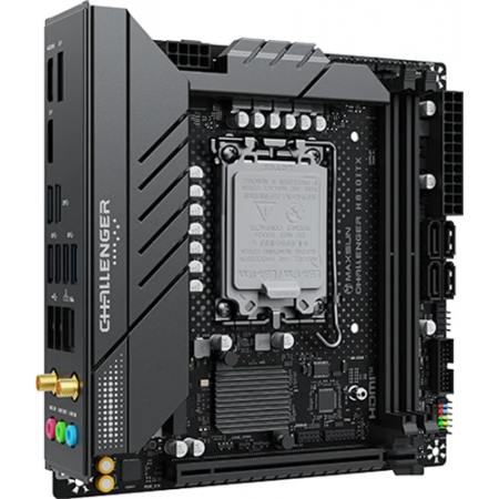 Материнская плата MAXSUN MS-Challenger H810ITX WIFI, B810, LGA1851,  2*DDR5, 2*SATA3, 2*M.2, USB 3.2, USB 2.0, 1*PCIEx16, HDMI+DP, ITX, фото , изображение 2 Материнская плата MAXSUN MS-Challenger H810ITX WIFI, B810, LGA1851,  2*DDR5, 2*SATA3, 2*M.2, USB 3.2, USB 2.0, 1*PCIEx16, HDMI+DP, ITX, фото , изображение 2