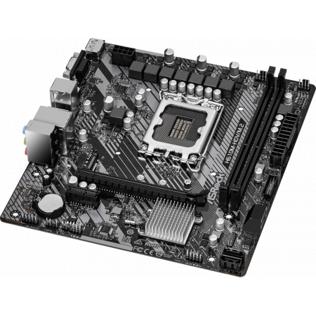 Материнская плата Asrock H610M-HDV/M.2 R2.0 Soc-1700 Intel H610 2xDDR4 mATX AC`97 8ch(7.1) GbLAN+VGA+HDMI+DP, фото , изображение 2