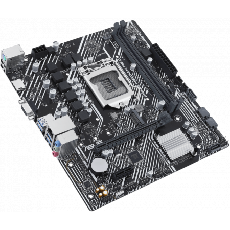 Материнская плата Asus PRIME H510M-K R2.0 Soc-1200 Intel H470 2xDDR4 mATX AC`97 8ch(7.1) GbLAN+VGA+HDMI, фото , изображение 3