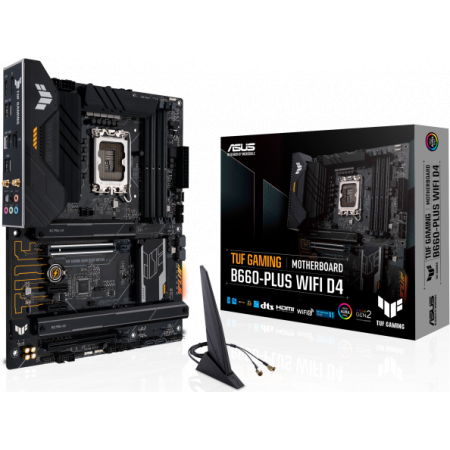 Материнская плата Asus TUF GAMING B660M-PLUS WIFI D4 Soc-1700 Intel B660 4xDDR4 mATX AC`97 8ch(7.1) 2.5Gg RAID+HDMI+DP, фото , изображение 7 Материнская плата Asus TUF GAMING B660M-PLUS WIFI D4 Soc-1700 Intel B660 4xDDR4 mATX AC`97 8ch(7.1) 2.5Gg RAID+HDMI+DP, фото , изображение 7