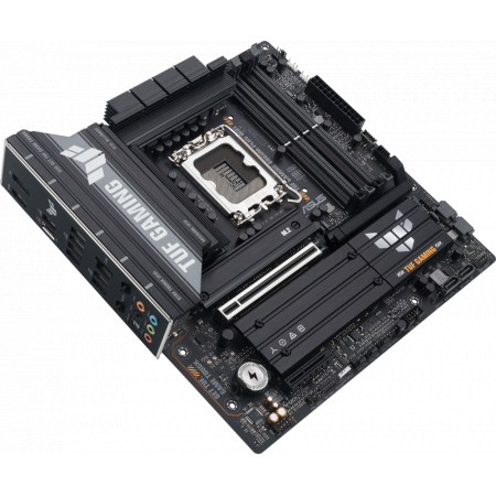 Материнская плата ASUS TUF GAMING B860M-PLUS WIFI, LGA1851, B860, 4*DDR5, 4*SATA, 3*M.2, 6*USB 3.2, 1*USB 2.0, Type-C, 1*PCIx16, 1*PCIx4, DP+HDMI, mATX; 90MB1JV0-M0EAY0, фото , изображение 4