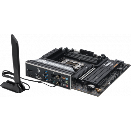 Материнская плата ASUS TUF GAMING B860M-PLUS WIFI, LGA1851, B860, 4*DDR5, 4*SATA, 3*M.2, 6*USB 3.2, 1*USB 2.0, Type-C, 1*PCIx16, 1*PCIx4, DP+HDMI, mATX; 90MB1JV0-M0EAY0, фото , изображение 6