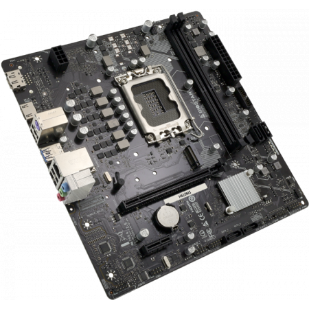 Материнская плата Biostar H610MS Soc-1700 Intel H610 2xDDR4 mATX AC`97 8ch(7.1) GbLAN RAID+HDMI+DP, фото , изображение 2