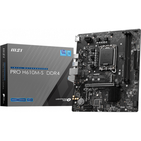 Материнская плата MSI H610 S1700 MATX PRO H610M-S DDR4, фото , изображение 5