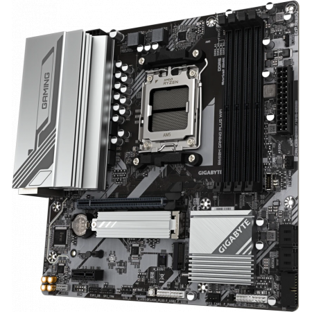 Материнская плата Gigabyte B650M GAMING PLUS WF SocketAM5 AMD B650 4xDDR5 mATX AC`97 8ch(7.1) 2.5Gg RAID+HDMI+DP, фото , изображение 3 Материнская плата Gigabyte B650M GAMING PLUS WF SocketAM5 AMD B650 4xDDR5 mATX AC`97 8ch(7.1) 2.5Gg RAID+HDMI+DP, фото , изображение 3