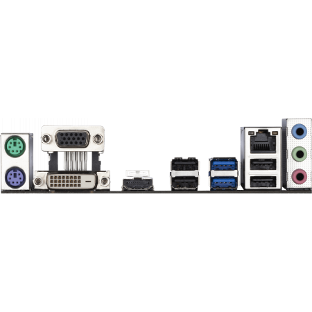 Материнская плата Gigabyte H410M S2H V2, Socket 1200, Intel®H470, 2xDDR4-2666, D-SUB+DVI-D+HDMI, 1xPCI-Ex16, 2xPCI-Ex1, 4xSATA3, 1xM.2, 8 Ch Audio, GLan, (4+2)xUSB2.0, (2+2)xUSB3.2, 2xPS/2, mATX, OEM {10} (823535), фото , изображение 3