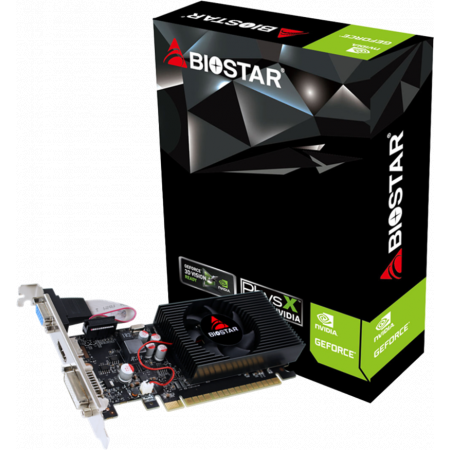 Видеокарта Biostar PCI-E GT730-4GB D3 LP (GF108) NVIDIA GeForce GT 730 4Gb 128bit GDDR3 700/1333 DVIx1 HDMIx1 CRTx1 HDCP Ret low profile, фото , изображение 2