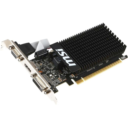 Видеокарта VGA MSI NVIDIA GeForce GT 710 2GB, DDR3/64-bit, PCIe 2.0, 1xD-Sub, 1xDVI-D, 1xHDMI 2.0, 1-slot, фото 
