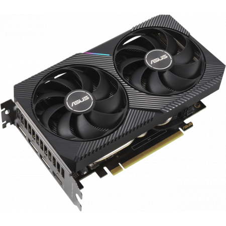 Видеокарта VGA ASUS NVIDIA GeForce DUAL-RTX3060-O12G-V2 12GB, GDDR6/192-bit, PCIe 4.0, 1xHDMI 2.1, 3xDP, 2.5-slot 90YV0GB2-M0NA10, фото 