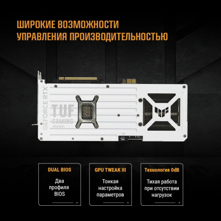 Видеокарта TUF-RTX5070TI-O16G-BTFWHITE, фото , изображение 17