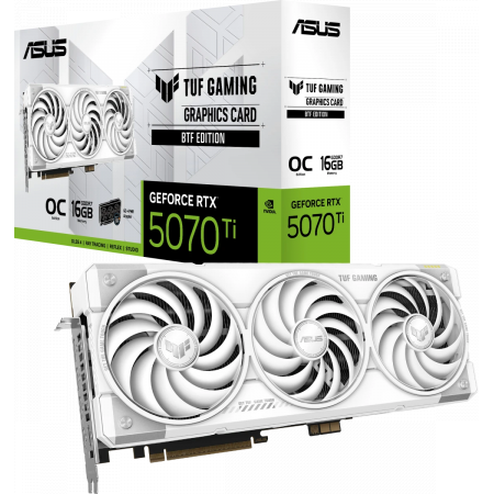 Видеокарта TUF-RTX5070TI-O16G-BTFWHITE, фото , изображение 10