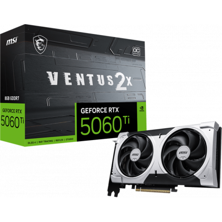 Видеокарта GeForce RTX 5060 Ti 8G VENTUS 2X OC PLUS, фото , изображение 5