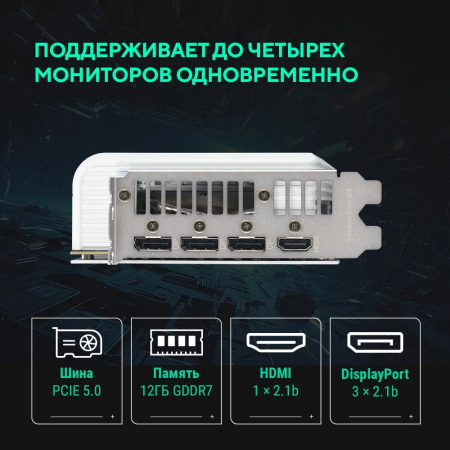 Видеокарта PRIME-RTX5070-O12G-WHITE, фото , изображение 13