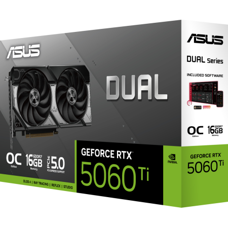 Видеокарта DUAL-RTX5060TI-O16G, фото , изображение 7