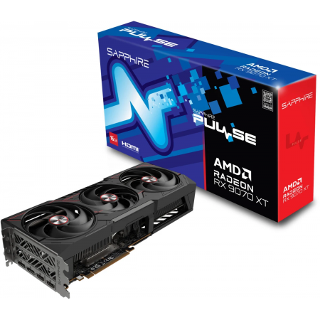 Видеокарта Sapphire PCI-E 5.0 11348-03-20G PULSE AMD RADEON RX 9070 XT GAMING 16GB AMD Radeon RX 9070XT 16Gb 256bit GDDR6 2400/20000 HDMIx2 DPx2 HDCP Ret, фото , изображение 6