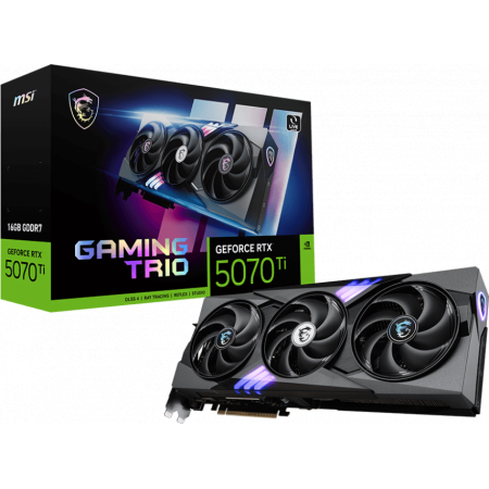Видеокарта MSI PCI-E 5.0 RTX 5070 Ti 16G GAMING TRIO NVIDIA GeForce RTX 5070TI 16Gb 256bit GDDR7 2452/28000 HDMIx1 DPx3 HDCP Ret, фото , изображение 7