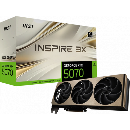 Видеокарта MSI PCI-E 5.0 RTX 5070 12G SHADOW 3X NVIDIA GeForce RTX 5070 12Gb 192bit GDDR7 2542/28000 HDMIx1 DPx3 HDCP Ret, фото , изображение 6