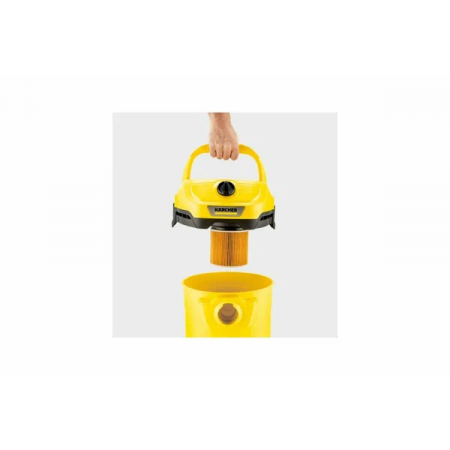 Строительный пылесос Karcher WD 2 Plus V-12/4/18 1000Вт (уборка: сухая/сбор воды) желтый, фото , изображение 6 Строительный пылесос Karcher WD 2 Plus V-12/4/18 1000Вт (уборка: сухая/сбор воды) желтый, фото , изображение 6