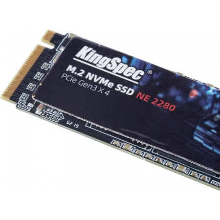 Накопитель SSD KingSpec NE-128, 128GB, PCIe 3.0 x4, M.2 2280, R/W 1800/600, фото , изображение 2