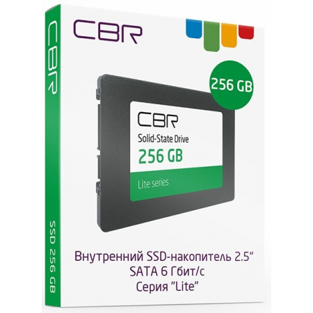 SSD CBR Lite 256Gb SSD-256GB-2.5-LT22, фото , изображение 3