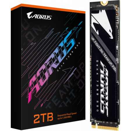 Твердотельный накопитель SSD Gigabyte M.2 2280 2TB AORUS Client SSD AG4732TB N PCI-Express 4.0 x4, NVMe 1.4 7300/6850 RTL, without heatsink, фото , изображение 4
