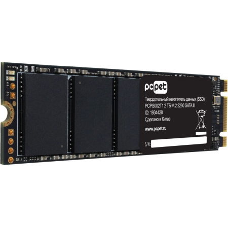Накопитель SSD PC Pet SATA III 2Tb PCPS002T1 M.2 2280 OEM, фото 