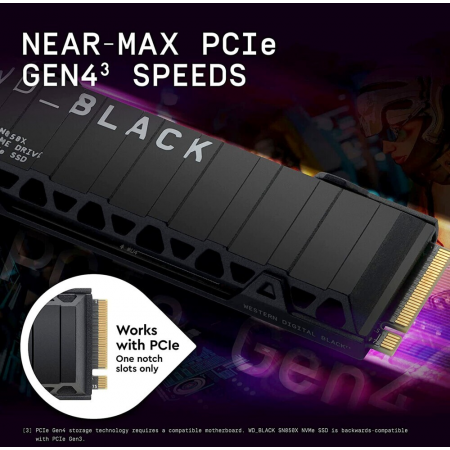 SSD WD WD_BLACK SN850X 1Tb WDS100T2XHE, фото , изображение 4