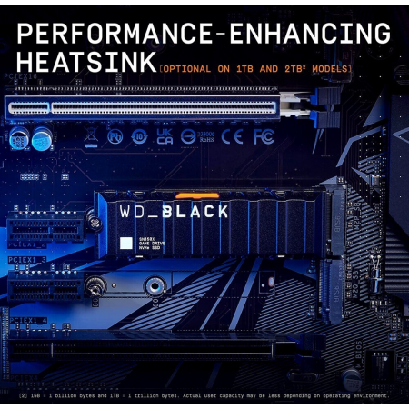 SSD WD WD_BLACK SN850X 1Tb WDS100T2XHE, фото , изображение 7
