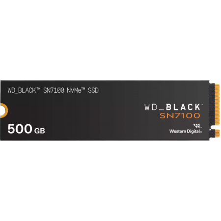 Твердотельный накопитель Western Digital Black SSD SN7100 M2.2280 PCIe 4.0 500Gb, 6800MBs/5000MBs, TBW 300, WDS500G4X0E, 1 year, фото , изображение 2