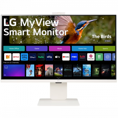 Монитор 31.5 LG 32SR85U-W IPS 3840x2160, 60 Гц, 5 мс, 16:9, 400 кд/м2, 2хHDMI, 1хUSB-C, 3хUSB, белый, фото , изображение 2