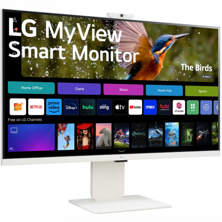 Монитор 31.5 LG 32SR85U-W IPS 3840x2160, 60 Гц, 5 мс, 16:9, 400 кд/м2, 2хHDMI, 1хUSB-C, 3хUSB, белый, фото , изображение 3