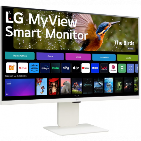 Монитор 31.5 LG 32SR85U-W IPS 3840x2160, 60 Гц, 5 мс, 16:9, 400 кд/м2, 2хHDMI, 1хUSB-C, 3хUSB, белый, фото , изображение 4