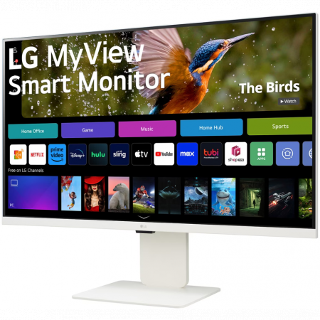 Монитор 31.5 LG 32SR85U-W IPS 3840x2160, 60 Гц, 5 мс, 16:9, 400 кд/м2, 2хHDMI, 1хUSB-C, 3хUSB, белый, фото , изображение 6