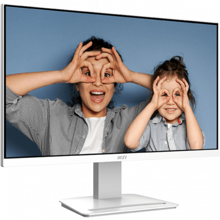 Монитор 23.8" MSI Pro MP2412W VA LED 1920x1080, 100 Гц, 250 кд/м², 16:9, 1xHDMI, 1xDP, белый, фото , изображение 2