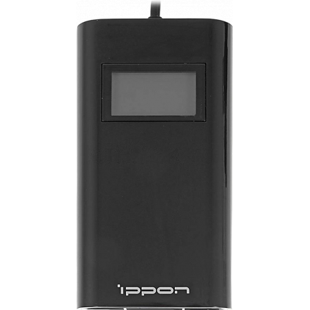 Блок питания Ippon D65U автоматический 65W 15V-19.5V 8-connectors 1.5A 1xUSB 2.1A от бытовой электросети LСD индикатор, фото , изображение 4