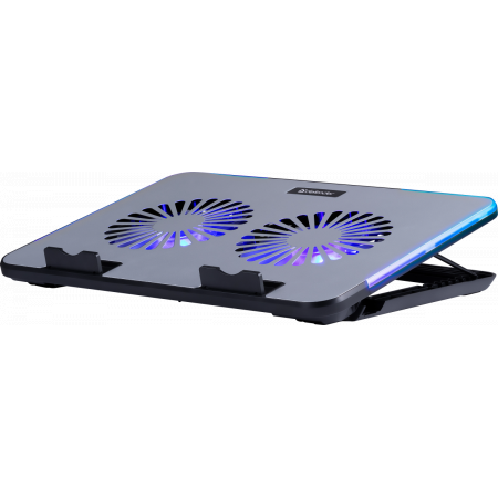 Подставка для ноутбука Defender NS-519 15.6", 2 вентилятора, RGB, металл., фото , изображение 7