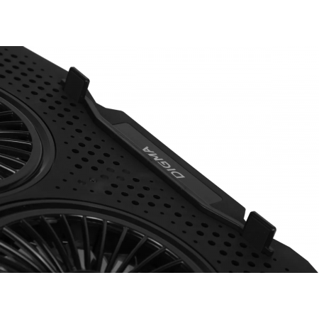 Подставка для ноутбука Digma D-NCP180-2x110 18" 410x280x34мм 20дБ 2xUSB 2x 110ммFAN 700г пластик ABS черный, фото , изображение 2