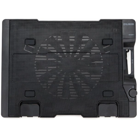 Теплоотводящая подставка Zalman ZM-NS2000 для ноутбуков 17“, размеры: 375 x 275 x 26.7 ~ 51.3 mm, интерфейс: USB2.0 x 3, USB Input x 1, вентилятор 200мм, фото , изображение 4