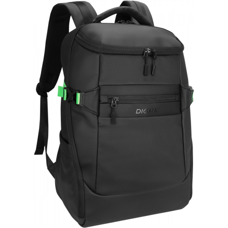 Рюкзак для ноутбука 15.6" Digma Game G1 черный полиэстер (DGBP15G1BK), фото 