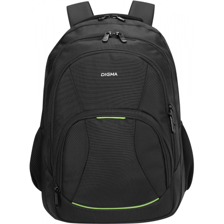 Рюкзак для ноутбука 15.6" Digma Stash S1 черный полиэстер (DGBP15S1BK), фото 