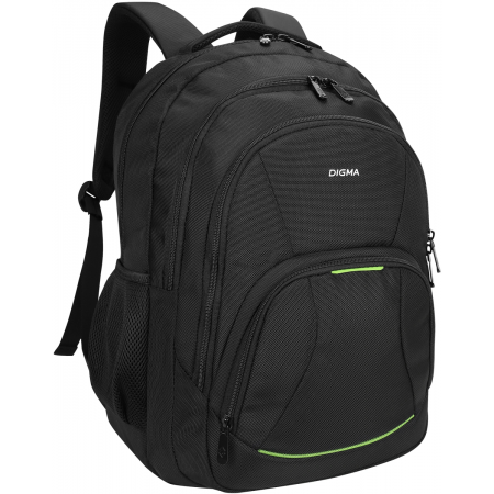 Рюкзак для ноутбука 15.6" Digma Stash S1 черный полиэстер (DGBP15S1BK), фото , изображение 2
