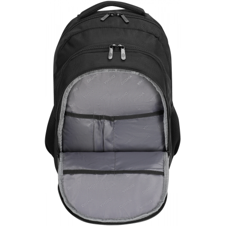 Рюкзак для ноутбука 15.6" Digma Stash S1 черный полиэстер (DGBP15S1BK), фото , изображение 7
