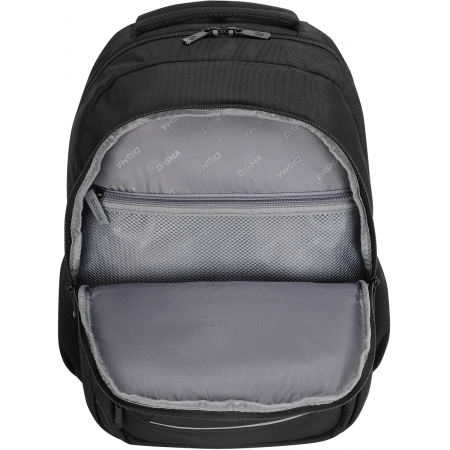 Рюкзак для ноутбука 15.6" Digma Stash S1 черный полиэстер (DGBP15S1BK), фото , изображение 8