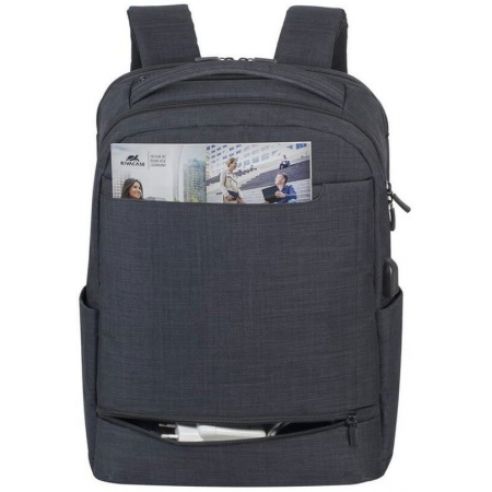 Рюкзак для ноутбука Riva 8365 Black, фото , изображение 4