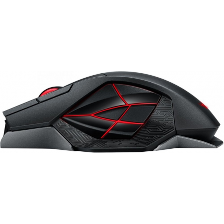 Мышь беспроводная/проводная ASUS ROG Spatha X (90MP0220-BMUA00) Чёрный, фото , изображение 4