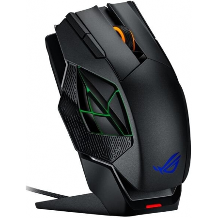 Мышь беспроводная/проводная ASUS ROG Spatha X (90MP0220-BMUA00) Чёрный, фото , изображение 6