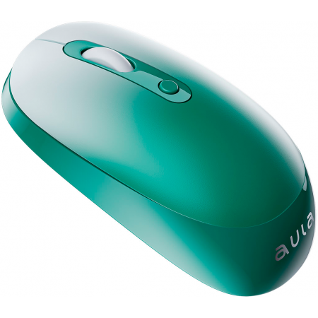 Мышь беспроводная AULA AM207 Green, фото 